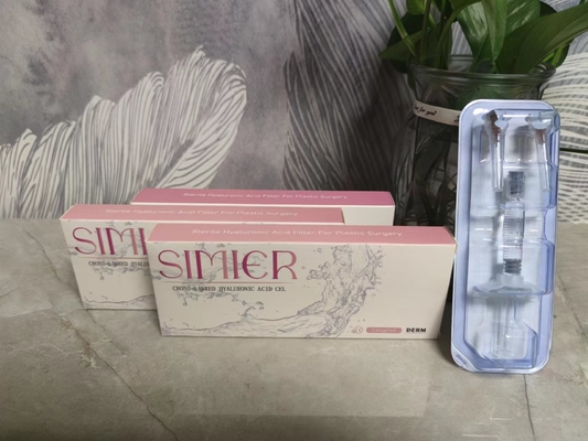 SIMIER ক্রস লিঙ্কড হাইয়ালুরোনিক অ্যাসিড ইনজেকশন ডার্মাল ফিলার