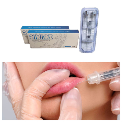 2 মিলি ক্রস লিঙ্কড ডার্মাল ফিলার উচ্চ হা ঘনত্ব 24mg/Ml Anti wrinkles
