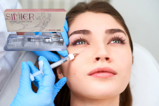 গভীর 2ml 1ml হাইয়ালুরোনিক অ্যাসিড ঠোঁট ফিলার মহিলা ইনজেকশনযোগ্য OEM ODM